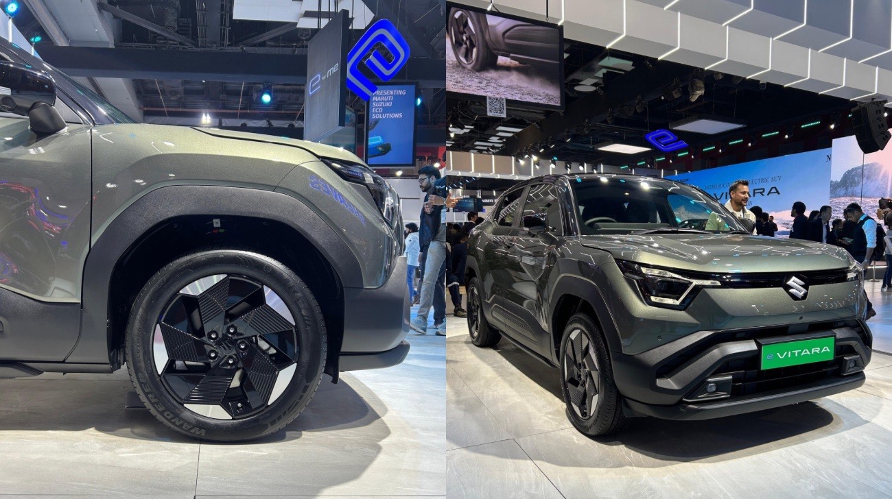 1737114196-maruti Suzuki E Vitara Side Look Tyres At Bharat Mobility Expo 